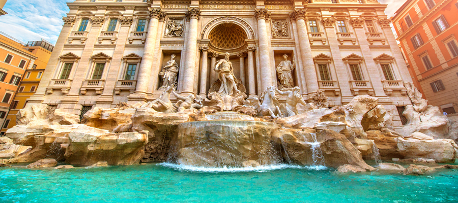 Fontana di Trevi em Roma