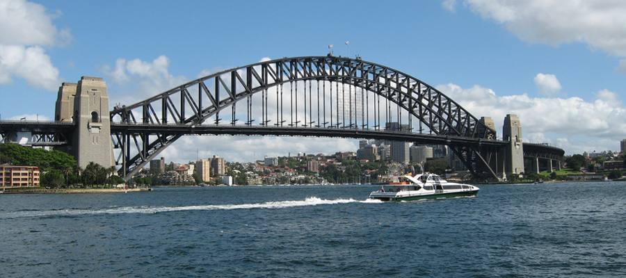 Sydney harbour bridge, pontes da Austrália