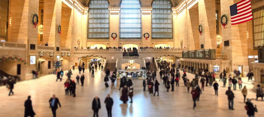 A movimentada Grand Central Station