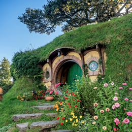 Cidade dos Hobbits em Waikato, Nova Zelândia