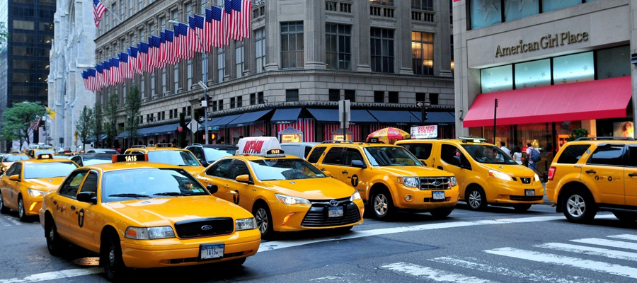 Táxis na Quinta Avenida